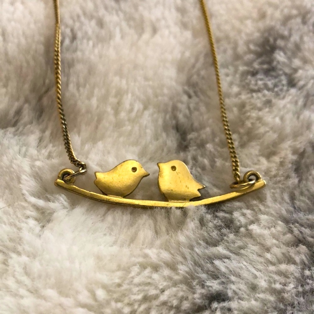 Vintage Find- Birds on a Branch Necklace